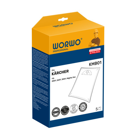 Worki do odkurzacza Kärcher – WORWO KMB01