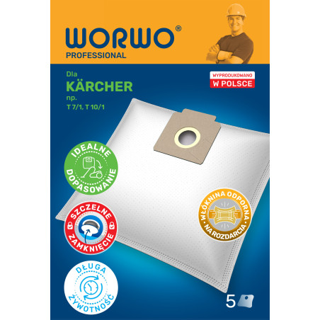 Worki do odkurzacza Kärcher – WORWO KMB05