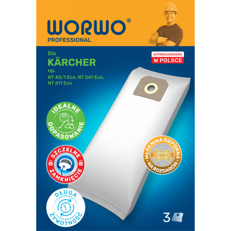 Worki do odkurzacza Kärcher – WORWO KMB07