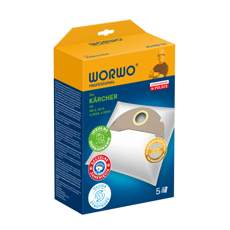 Worki do odkurzacza Kärcher – WORWO KMB13