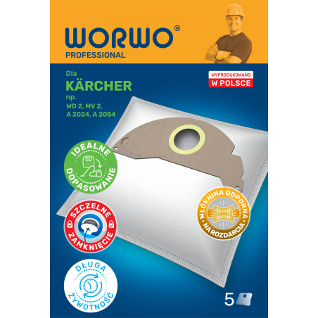 Worki do odkurzacza Kärcher – WORWO KMB13