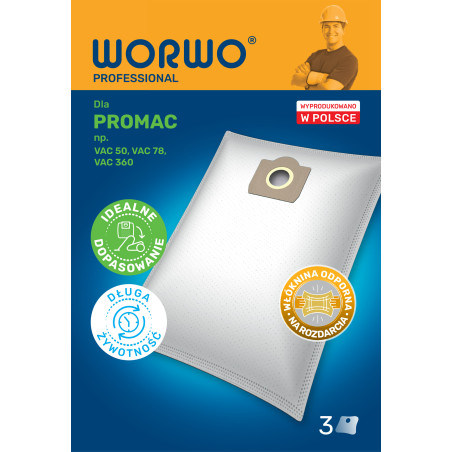 Worki do odkurzacza Promac – WORWO PRMB01