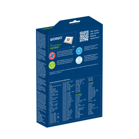 Worki do odkurzacza AEG, Electrolux – WORWO AGMB01