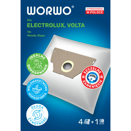 Worki do odkurzacza Electrolux, Volta – WORWO ELMB02