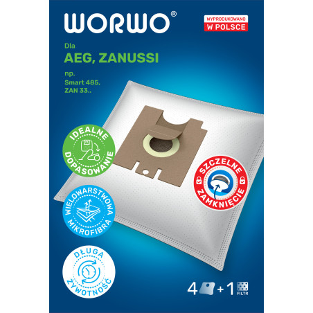 Worki do odkurzacza AEG, Zanussi – WORWO ELMB12