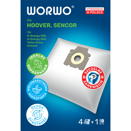 Worki do odkurzacza Hoover, Sencor – WORWO HMB05
