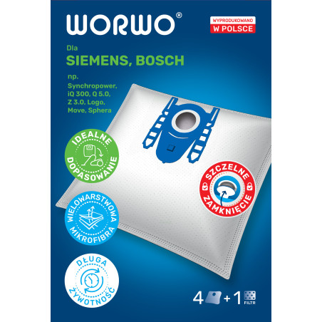 Worki do odkurzacza Siemens, Bosch – WORWO SBMB01