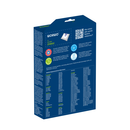 Worki do odkurzacza Zelmer – WORWO ZMB02
