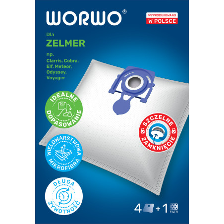 Worki do odkurzacza Zelmer – WORWO ZMB02