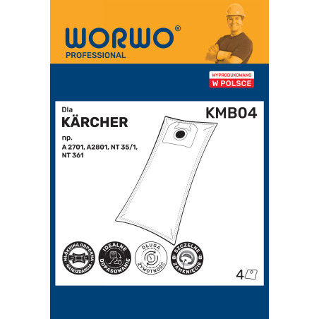 Worki do odkurzacza Kärcher – WORWO KMB04