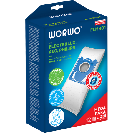Worki do odkurzacza Electrolux, AEG – WORWO ELMB01X12