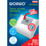 Worki do odkurzacza Amica, Nilfisk – WORWO MPMB02X12