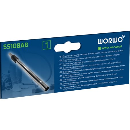 Rura teleskopowa do odkurzacza 32 mm – WORWO SS108AB