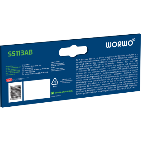 Ssawka szczelinowa do odkurzacza – WORWO SS113AB