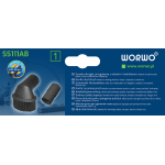 Ssawka okrągła z włosiem do odkurzacza – WORWO SS111AB