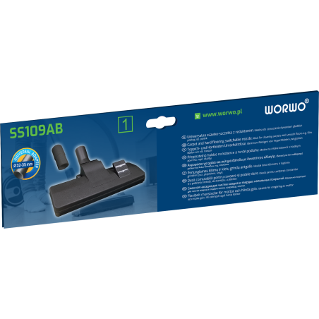 Ssawko-szczotka do odkurzacza 32–35 mm – WORWO SS109AB