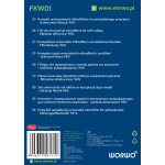 Mikrofiltry uniwersalne do odkurzacza, 2 szt. – WORWO FKW01