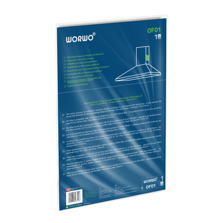 Filtr włókninowy do okapu 560×470 mm – WORWO OF01