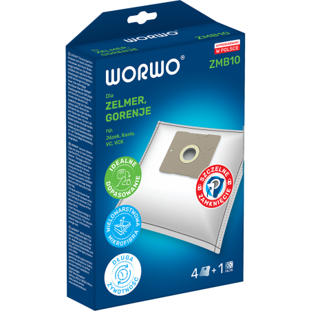 Worki do odkurzacza Zelmer, Gorenje – WORWO ZMB10